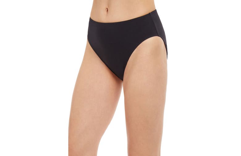 Gottex High-waisted Bikini Bottoms In Black