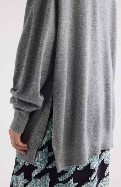 Shop Dries Van Noten Talila Cashmere Turtleneck Sweater In Grey