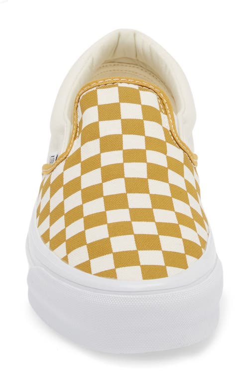 Shop Vans Reissue '98 Slip-on Sneaker In Lx Checkerboard Gold