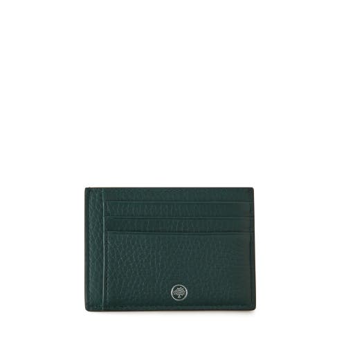 Shop Mulberry Leather Card Holder In  Green