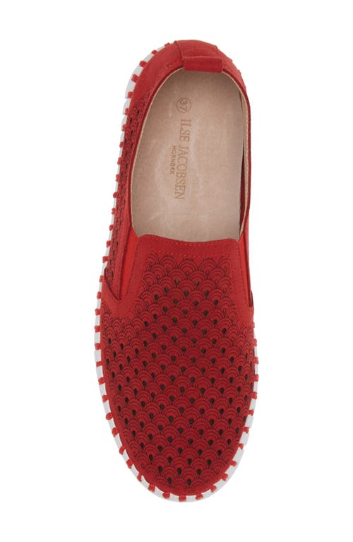 Shop Ilse Jacobsen Tulip Slip-on Sneaker In Red