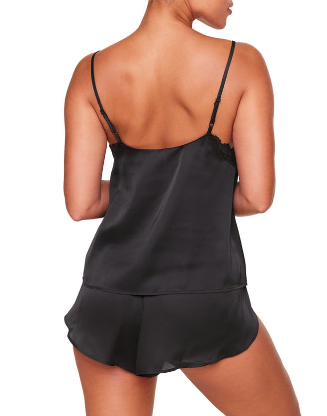 Shop Adore Me Linny Pajama Cami & Shorts Set In Black