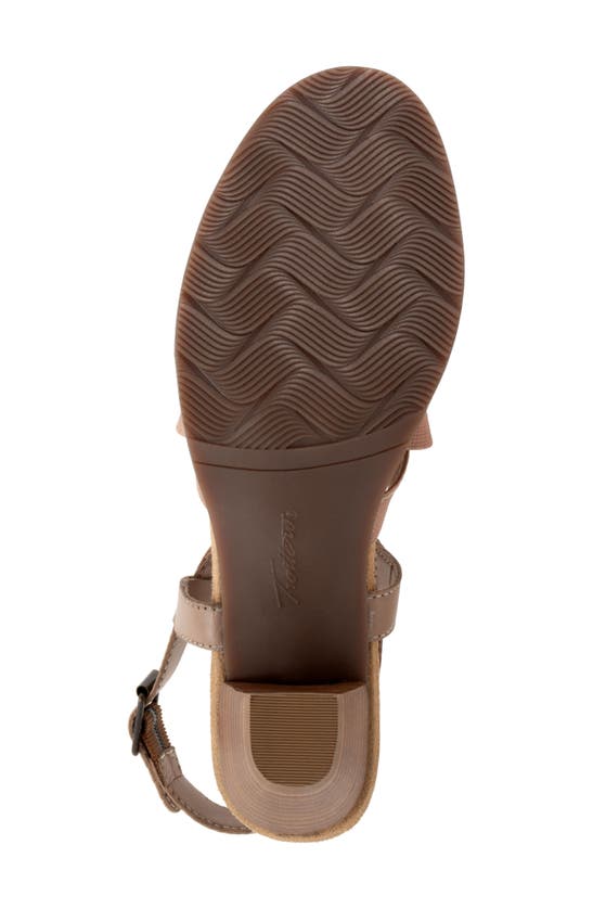 Shop Trotters Meadow Ankle Strap Sandal In Taupe