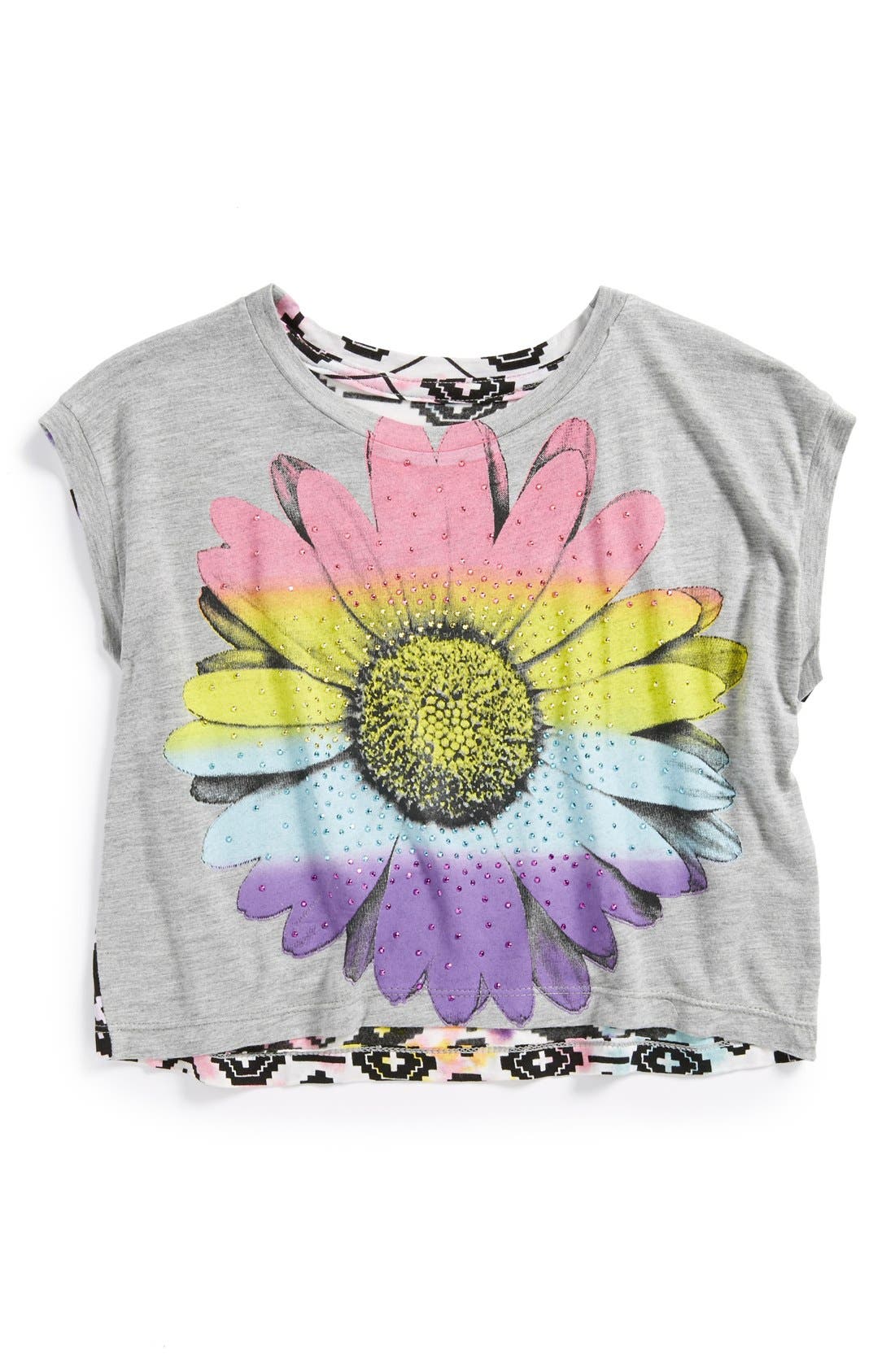 Little Girls Cropped Top Flowers by Zoe