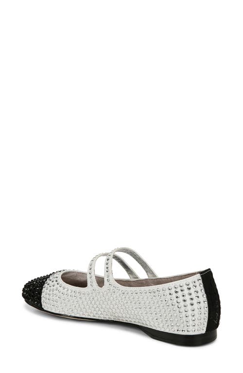 Shop Circus Ny By Sam Edelman Zoey Cap Toe Mary Jane Flat In White/black