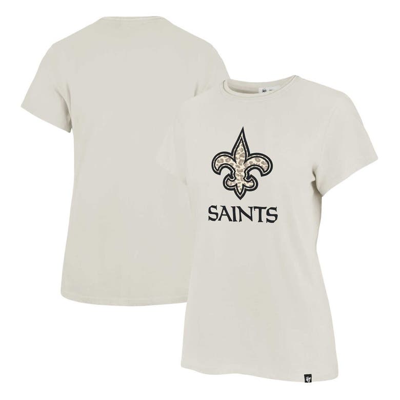 Shop 47 ' Cream New Orleans Saints Panthera Frankie T-shirt