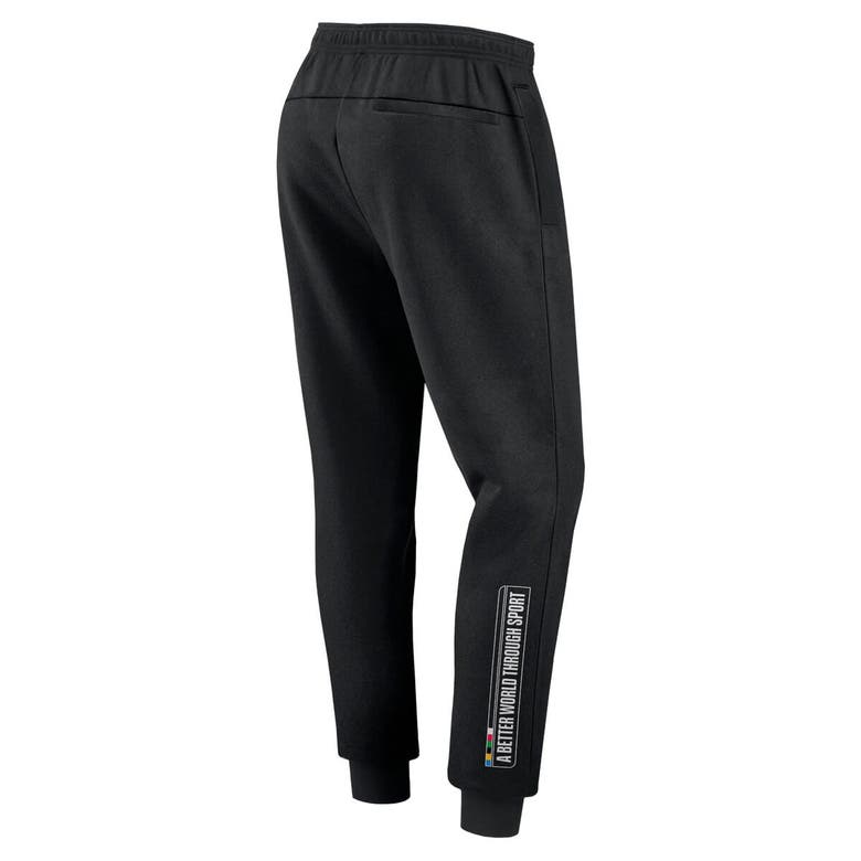 Shop Fanatics Branded Black Olympic Games Solitary Bar Fleece Sweatpants