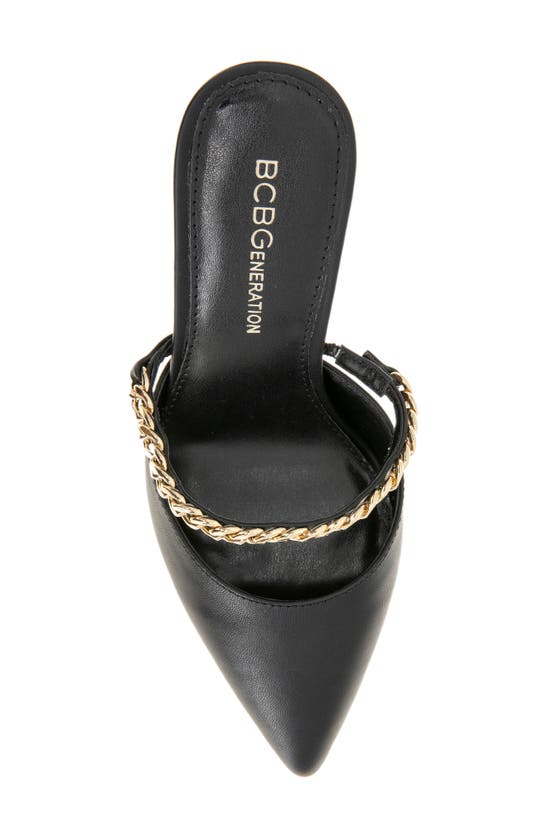 Shop Bcbgeneration Havinda Chain Mule In Black