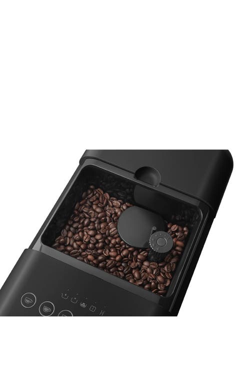 Smeg Automatic Coffee Machine With Auto Froth In Matte Black