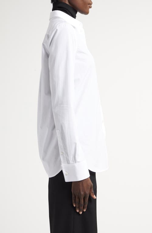 Shop The Row Metis Cotton Button-up Shirt In White