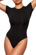 Womens Skims black Fits Everybody T-Shirt Bodysuit | Harrods # {CountryCode}