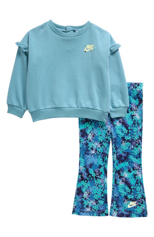 Nike Fresh Cut Sweatshirt & Leggings Set In Midnight Navy