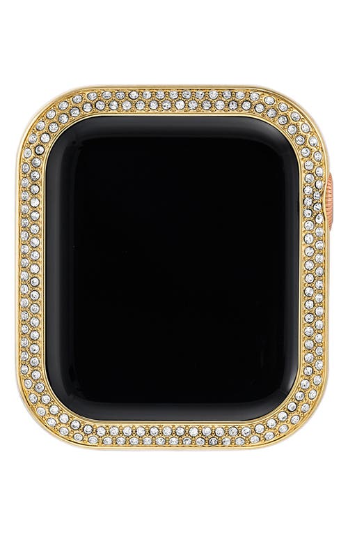 Anne Klein 44mm Apple Watch® Crystal Case Cover in Gold