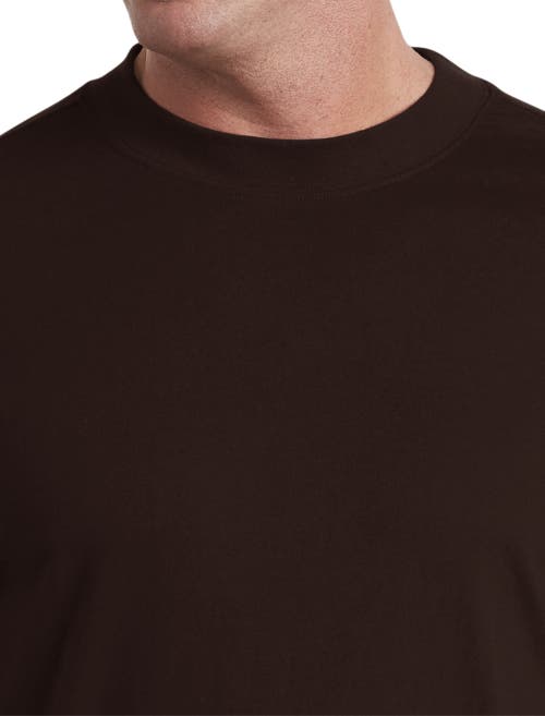 HARBOR BAY BY DXL HARBOR BAY BY DXL BIG & TALL MOISTURE-WICKING LONG-SLEEVE SHIRT 