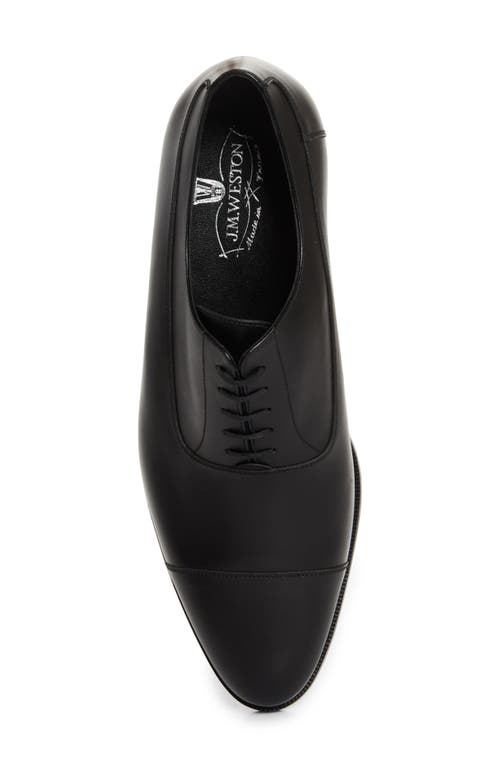 Shop Jm Weston West Cap Toe Derby In Black