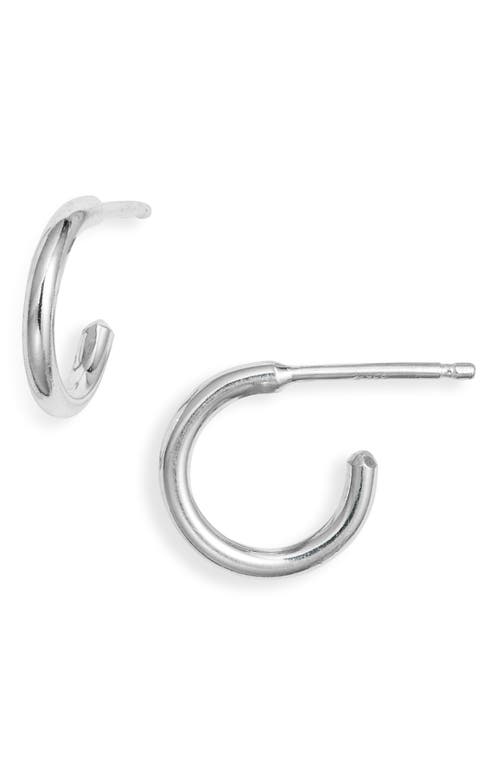 Everyday Hoop Earrings in Sterling Silver
