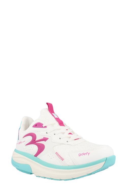 Gravity Defyer Energiya Sneaker in White/pink