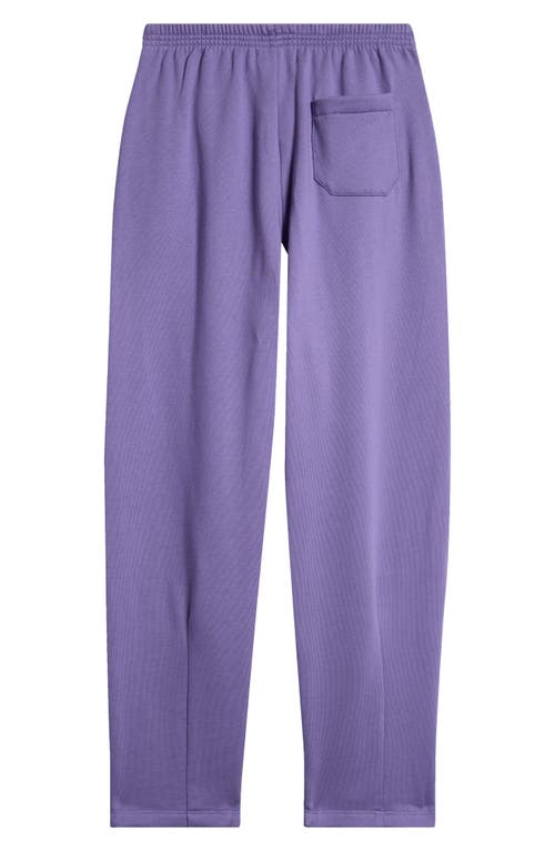 Shop Bobo Choses Kids' Cherry Embroidered Cotton Sweatpants In Lavender