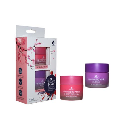 Shop Pursonic Lip Sleeping Mask 2 Pack- Cherry Blossom & Berries In Purple