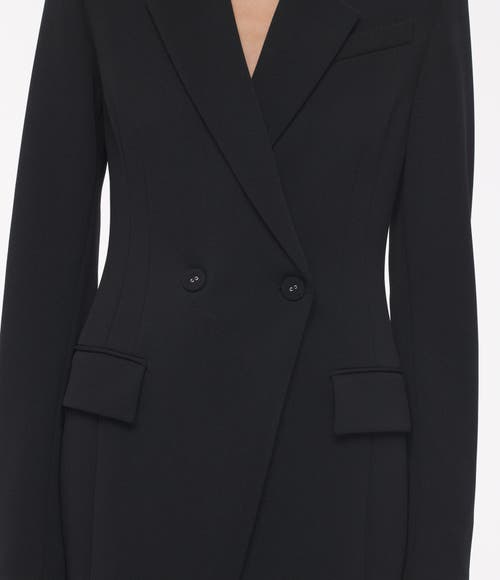 Another Tomorrow Jersey Jacket In Black