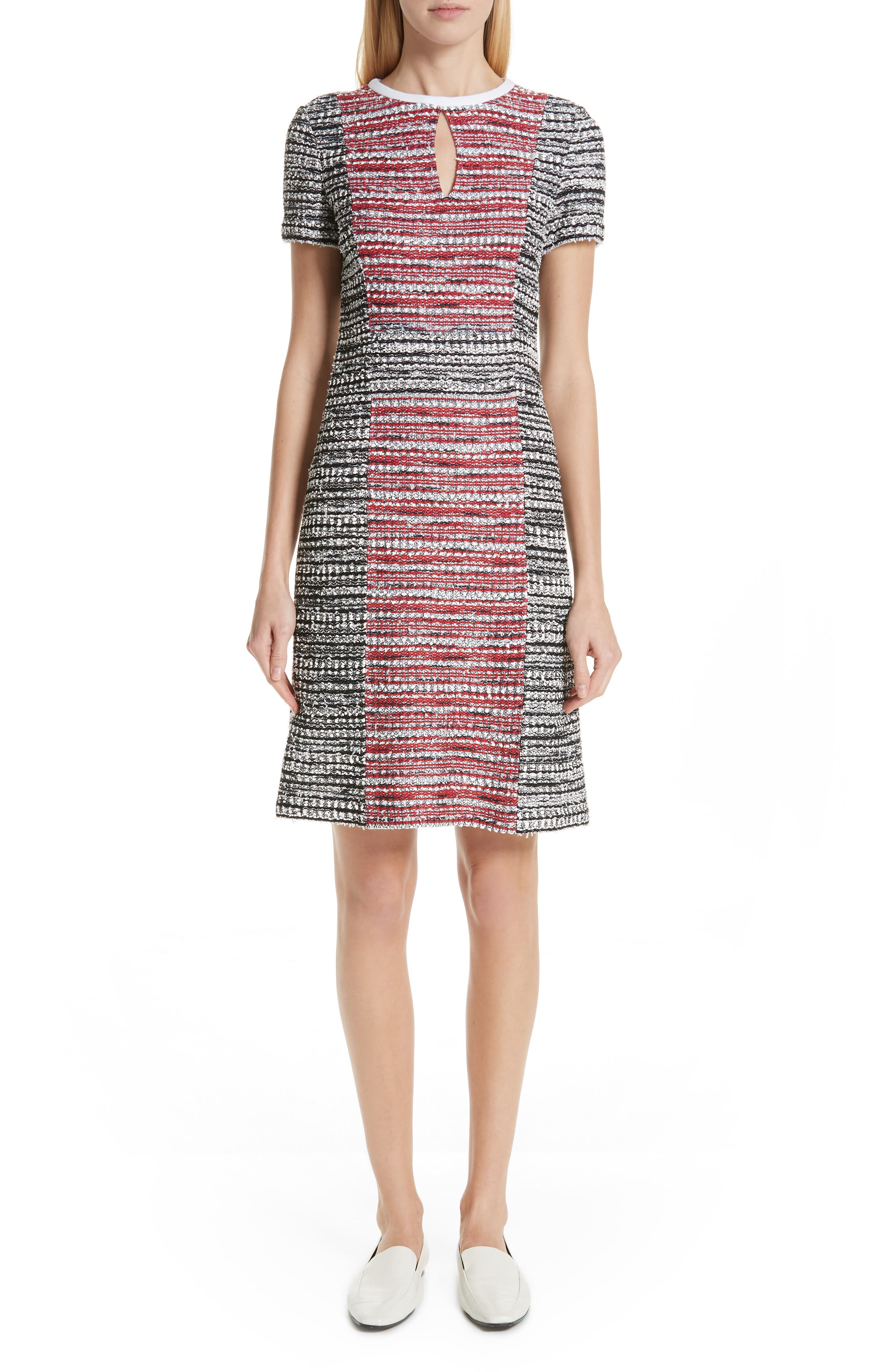 St. John Collection Amelia Knit Dress, Red