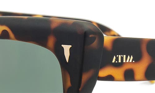 Shop Mita Sustainable Eyewear 58mm Wynwood Cat Eye Sunglasses In Shiny Tokyo Tort/green