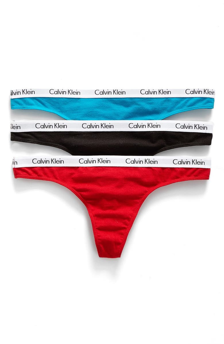 Calvin Klein Carousel 3 Pack Thong Nordstrom