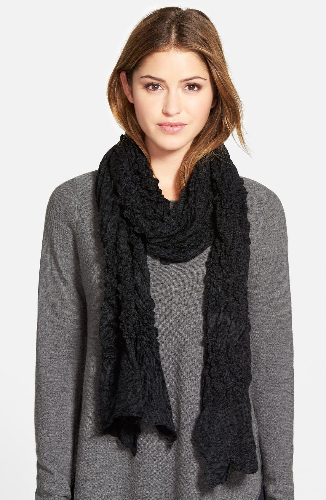 Echo 'Puckered Chevron' Textured Wrap Nordstrom