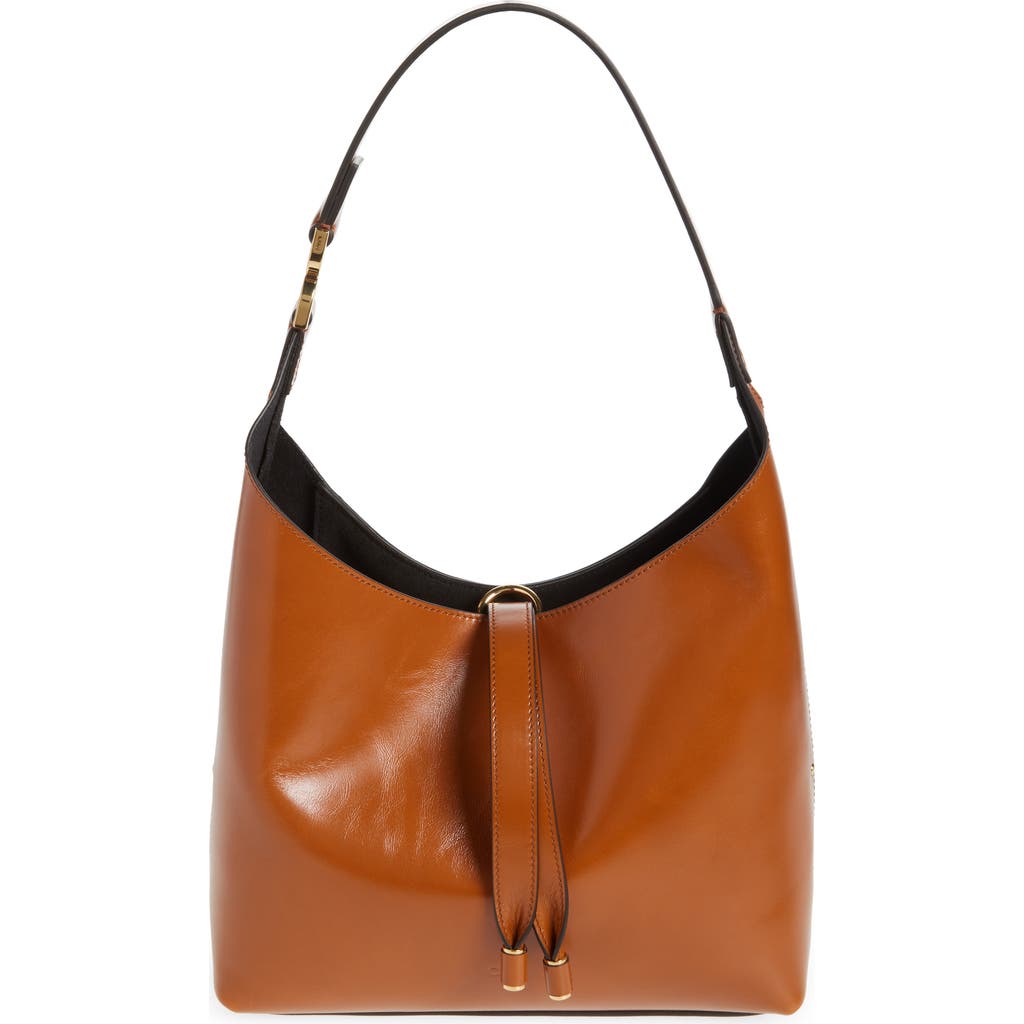 Chloé Womens Tan Marcie Hobo Small Leather Shoulder Bag In 26m Clay Brown