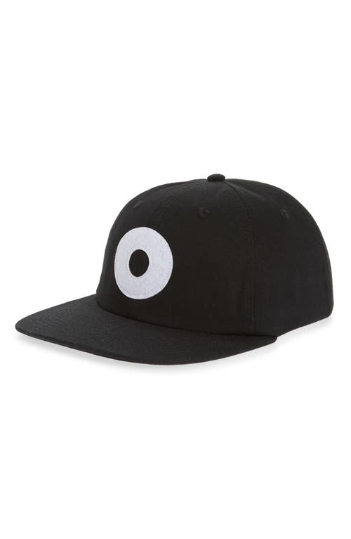 Obey Block Organic Cotton Baseball Cap in Black at Nordstrom