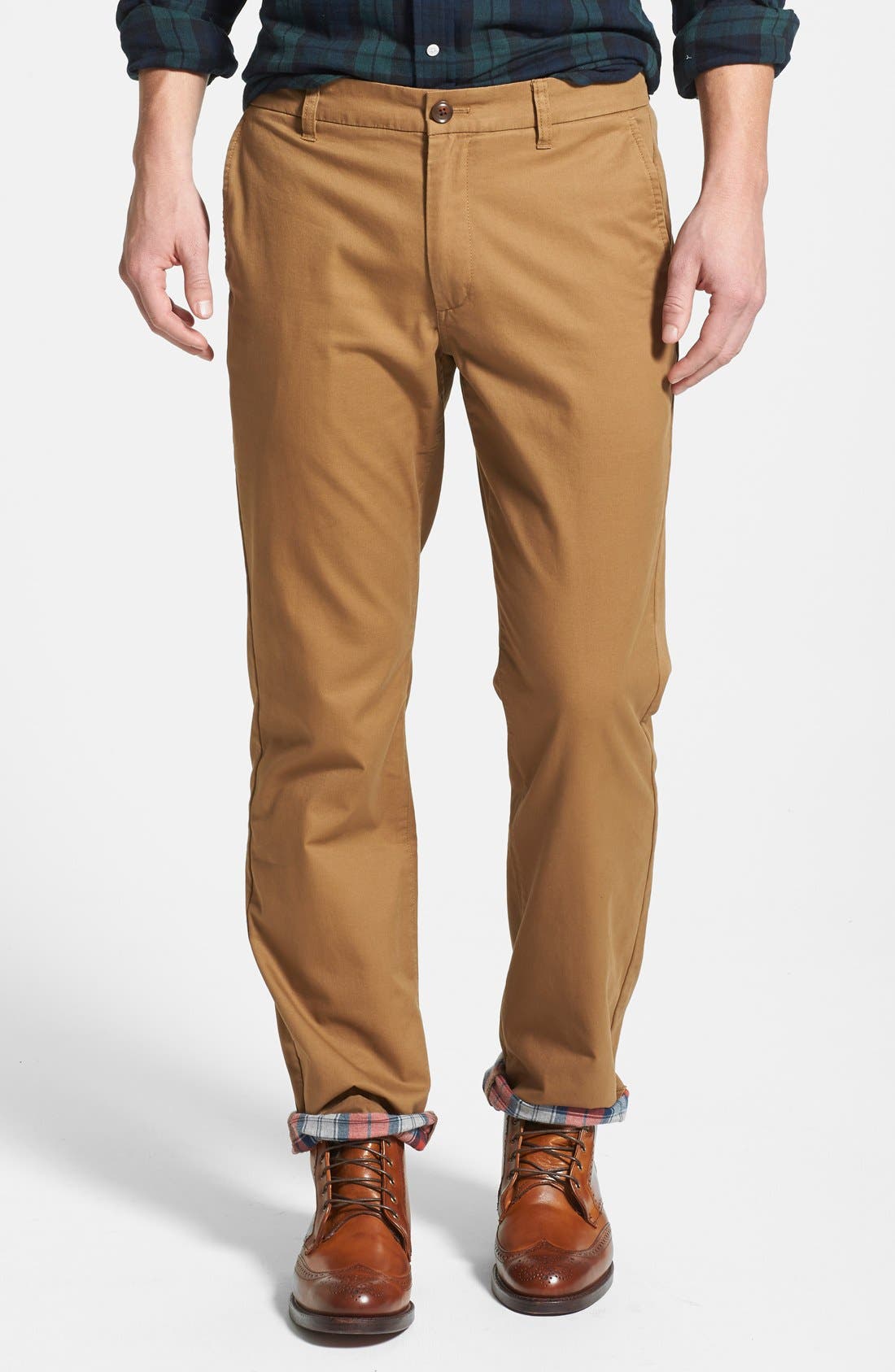 bonobos flannel lined chinos