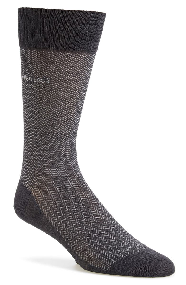 BOSS 'David' Herringbone Socks | Nordstrom