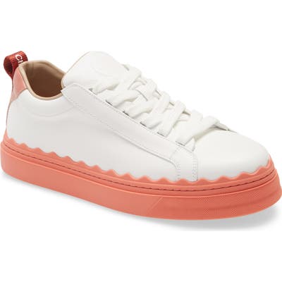 Chloe Lauren Platform Sneaker, White