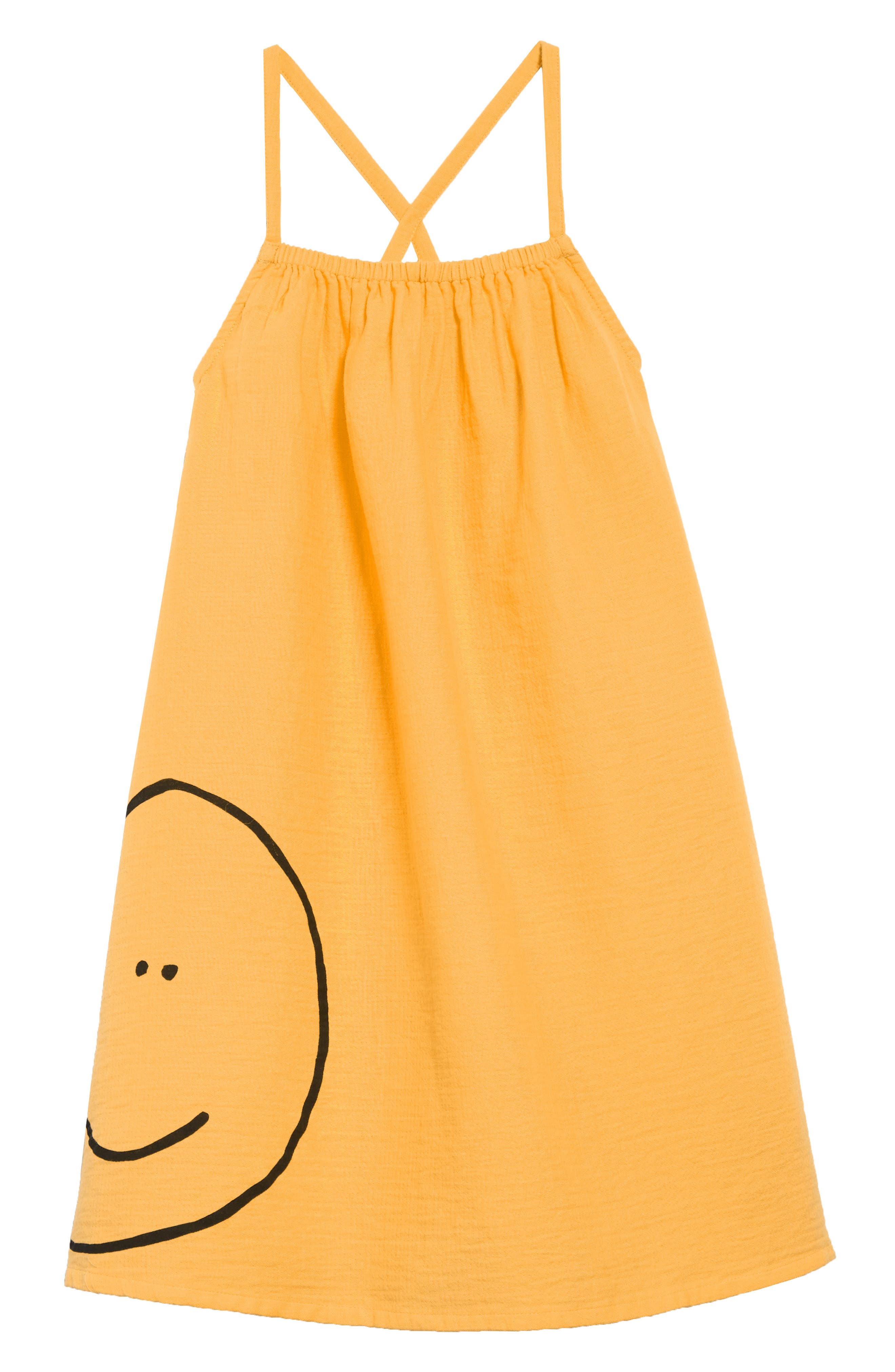 cotton trapeze dress
