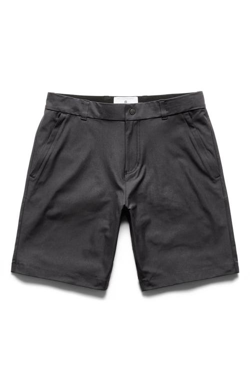 Shop Reigning Champ Stretch Warp Knit Coach's Shorts In Carbon