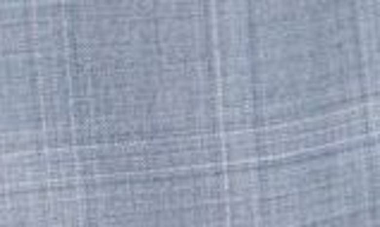 Shop Emporio Armani G-line Plaid Virgin Wool Suit In Solid Medium Blue