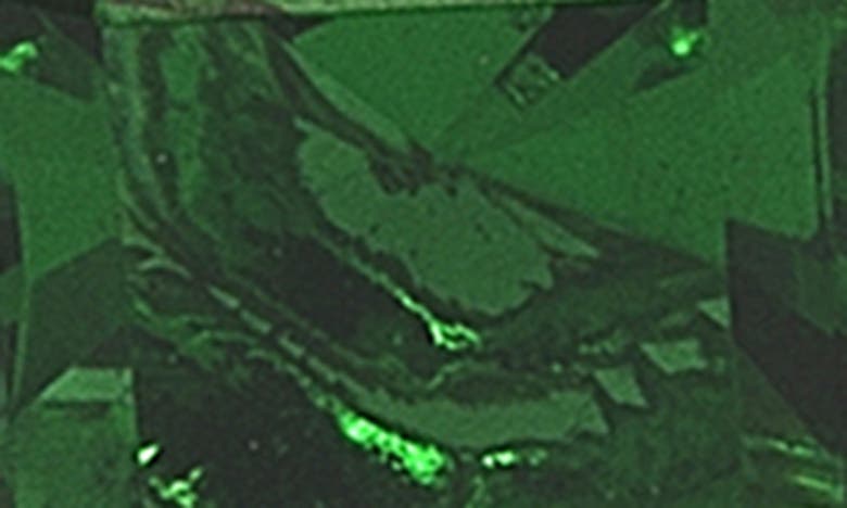 SUZY LEVIAN SUZY LEVIAN EMERALD & CZ DROP EARRINGS