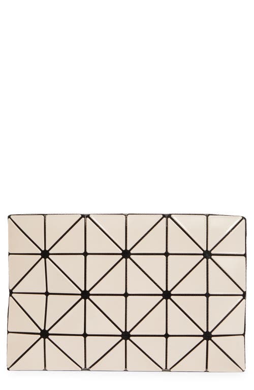 Shop Bao Bao Issey Miyake Lucent Zip Pouch In Beige