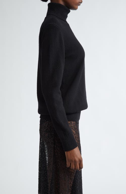 Michael Kors Joan Cashmere Turtleneck Sweater In Black