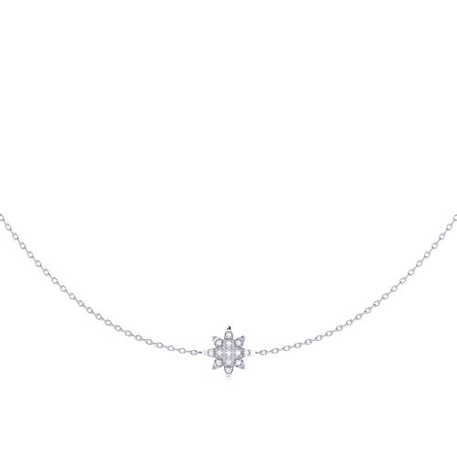 Shop Luvmyjewelry Starry Lane Layered Sterling Silver Diamond Necklace