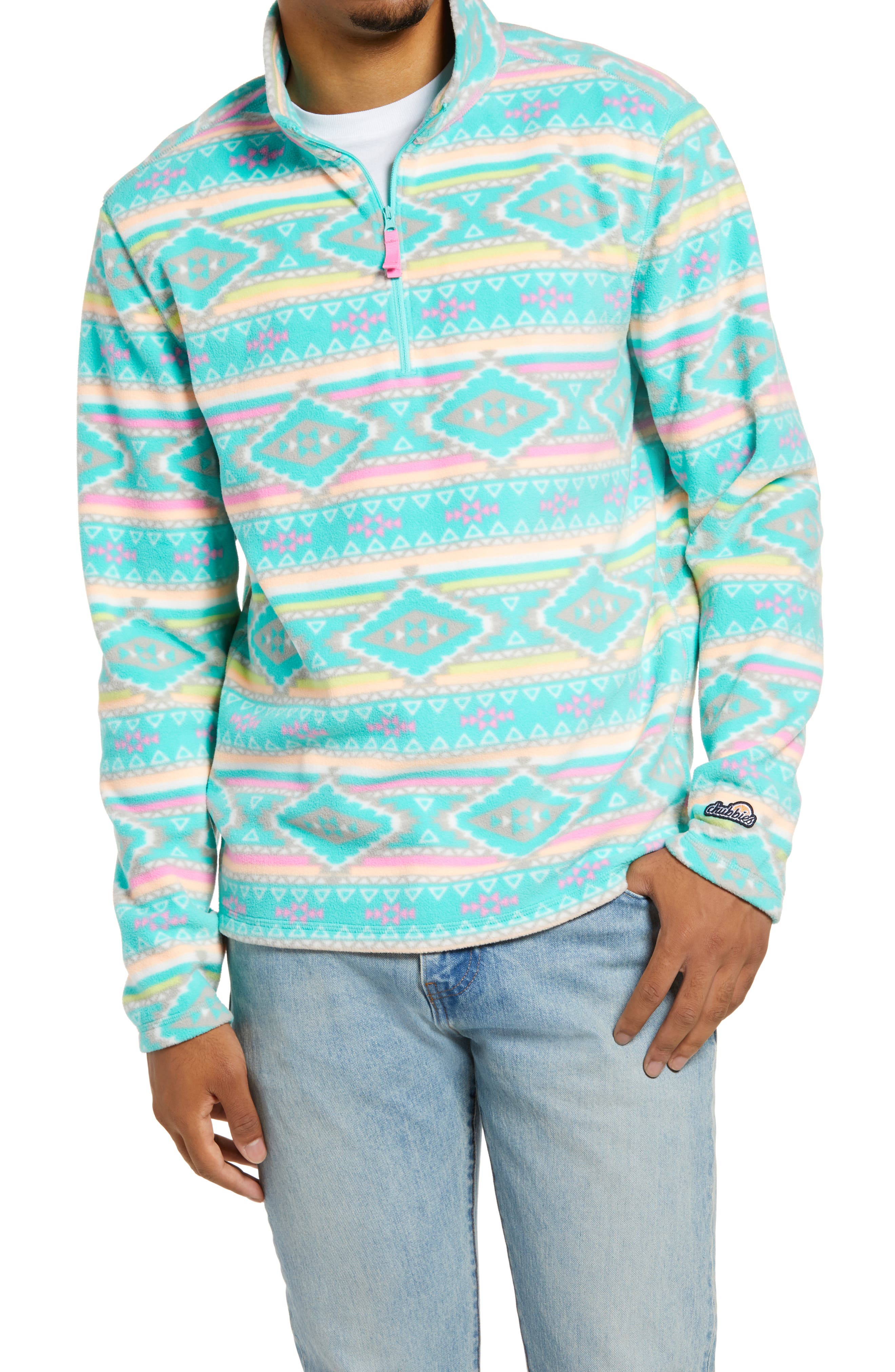 chubbies quarter zip
