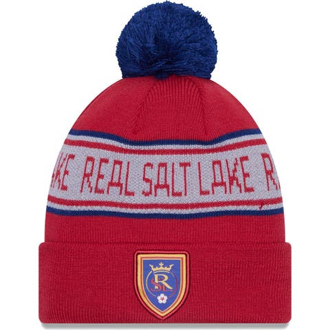 New Era St Louis City SC Red Repeat Pom Mens Knit Hat