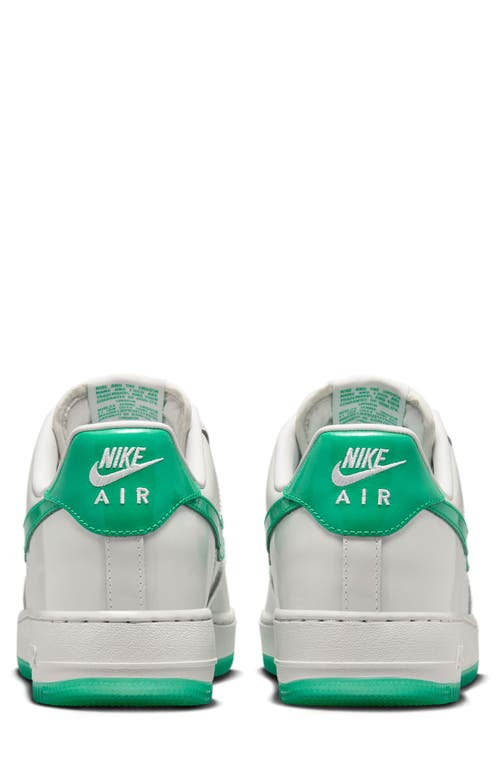 Shop Nike Air Force 1 '07 Premium Basketball Sneaker In Platinum Tint/stadium Green