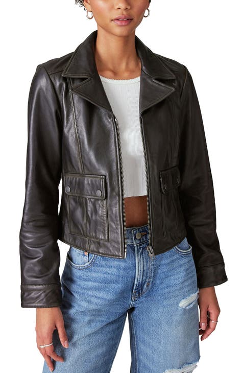 Document forgive Materialism Women's Lucky Brand Leather & Faux Leather Jackets | Nordstrom