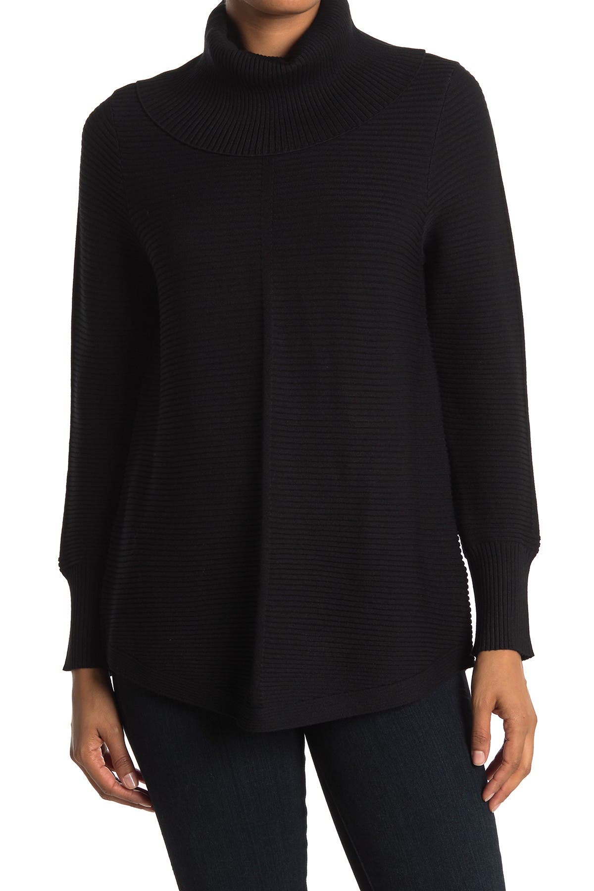 Cyrus Ottoman Rib Knit Turtleneck 