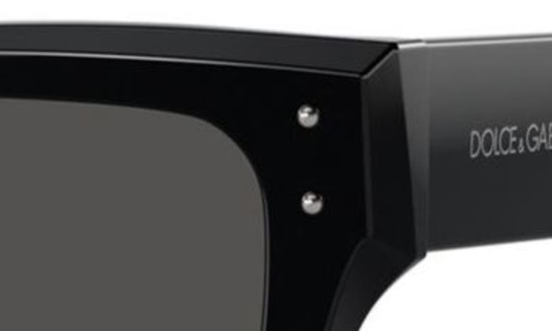 Shop Dolce & Gabbana Dolce&gabbana 52mm Square Sunglasses In Black