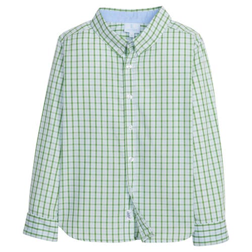 Little English Kids' Button Down Shirt in Leland Plaid 