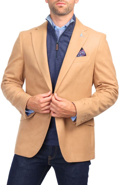 Shop Tailorbyrd Lux Cashmere Touch Sport Coat In Camel