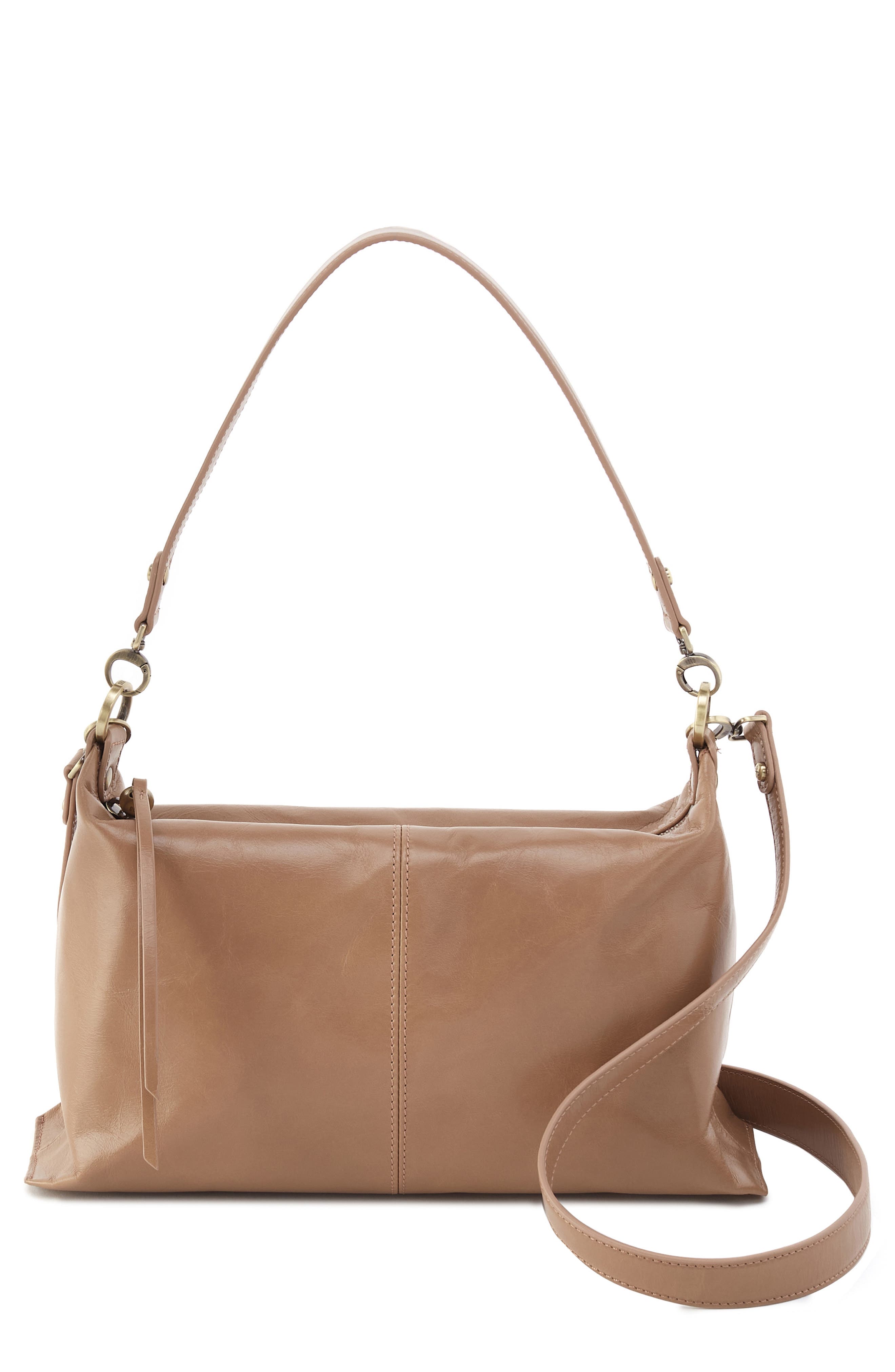 HOBO Avon Leather Shoulder Bag in Cashmere 