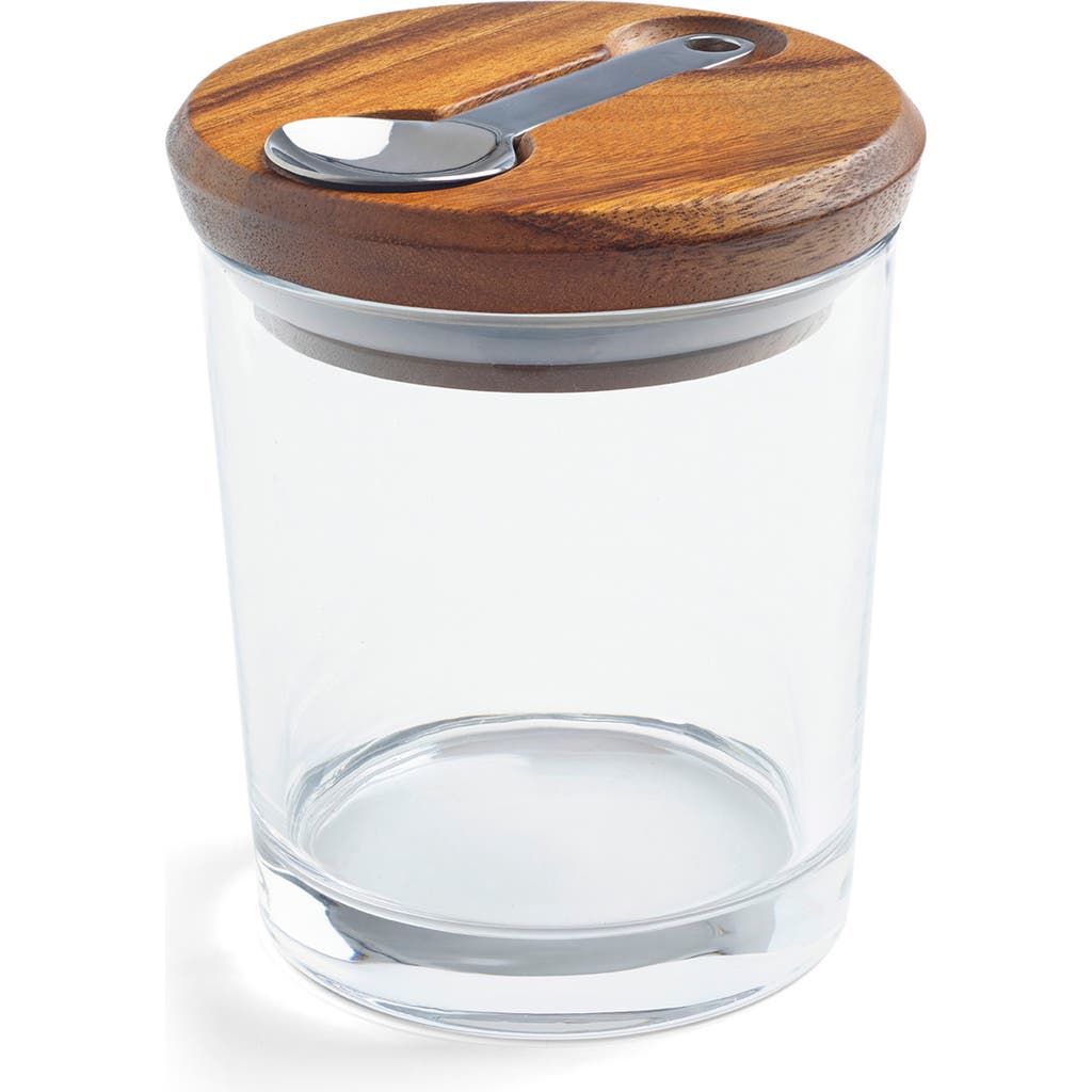Nambe Nambé Cooper Canister With Scoop In Transparent